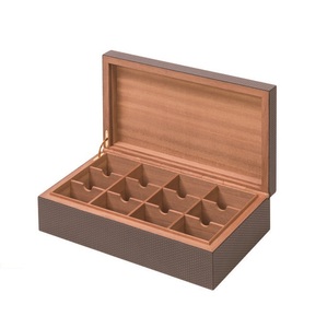 Wooden Spice Box <b>Organizer</b> with Compartments <b>for</b> Organized Storage of Spices Herbs Seasonings and <b>Kitchen</b> Countertop - Product Image 1