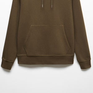 Customized Logo Solid Color Factory Price <b>Hoodie</b> <b>For</b> Men / High Quality Wholesale Rate Pullover Design Casual Wear Full Sleeves - Product Image 4