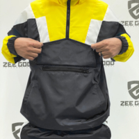 Nuevo Chándal Deportivo Reflectante con Logotipo Personalizado 2026, Chándal Cortavientos de Nailon para Hombre