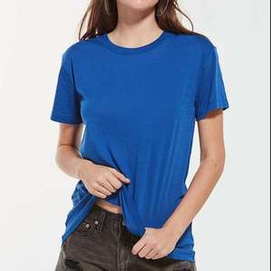 Camisetas de peso pesado para mujer, camiseta informal para mujer, camiseta de gran tamaño, transpirable, 100% de algodón - Product Image 1