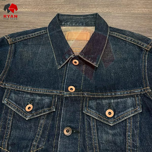 Veste en jean personnalisée Ryan Pro Gear pour hommes, qualité supérieure, tissu respirant avec logo personnalisé, ODM OEM - Product Image 2