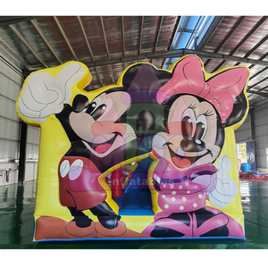 Commercial Grade PVC Inflatable Bouncy Castle Kids <b>Trampoline</b> Bounce House Easy Setup Indoor Outdoor Children Jumping Castle - Product Image 1