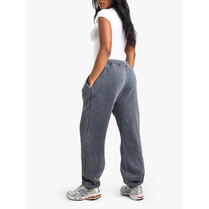 Pantalons de jogging décontractés en molleton pour femmes, pantalons de survêtement amples avec taille élastique - Product Image 2