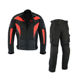 Verano motocicleta montar traje hombres Motor chaqueta pantalones ropa CE protección armadura malla transpirable motocicleta carreras desgaste - Product Image 2