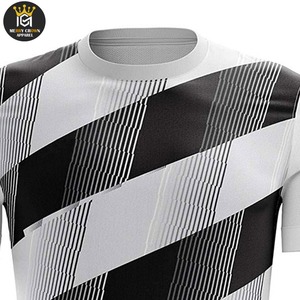Camiseta de fútbol de verano con estampado de logotipo totalmente personalizado/camiseta de fútbol de ajuste regular de tendencia superior para hombre - Product Image 5