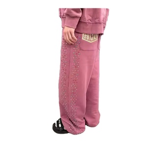 Pantalones Deportivos con Pedrería para Hombre, con Logotipo Personalizado, Ligeros, Casuales, de Lona, Marca Privada y Alta Calidad - Product Image 1