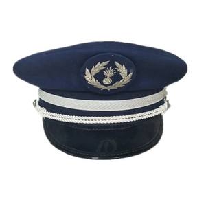 New Design <b>Hats</b> for Navy Oficers in <b>Black</b> <b>and</b> <b>White</b> Color With Golden Tassels Durable <b>Hats</b> With Customized Logo - Product Image 1