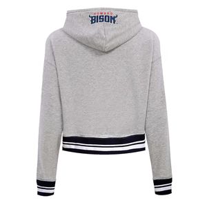 Sudadera con capucha personalizada Howard University BISON, forro lavado sólido Premium HBCU, bordado de serigrafía personalizado, 100% algodón - Product Image 4