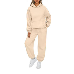 ชุดวอร์มวิ่งคุณภาพสูงแบบสองชิ้น ชุดออกกำลังกายสำหรับผู้หญิง ชุดวอร์ม ชุดออกกำลังกาย ชุดวิ่ง แขนยาว กางเกงขายาว - Product Image 1