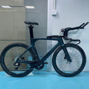 La Mejor Oferta en Bicicleta de Carreras de Fibra de Carbono TT, Bicicleta de Triatlón y Carretera, 24 Velocidades, Transmisión Electrónica, Bicicleta Completa para Contrarreloj 2025 - Product Image 1