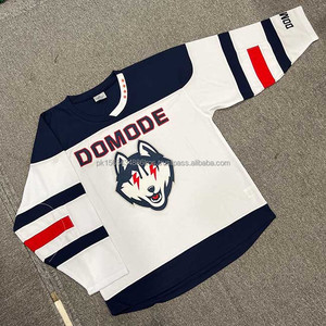 Maillot de hockey sur glace personnalisé, service OEM, 100% polyester, logo personnalisé, impression par sublimation - Product Image 6