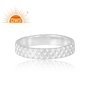 Best Selling 925 <b>Silver</b> Band <b>Ring</b> Custom Design Jewelry For Women Gift For Her - Product Image 3