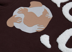 Sweat à capuche personnalisé à imprimé bouffant pour hommes et unisexe Sweat-shirt 100% coton avec motif 3D brodé Vêtements en polaire surdimensionnés et à capuche - Product Image 3