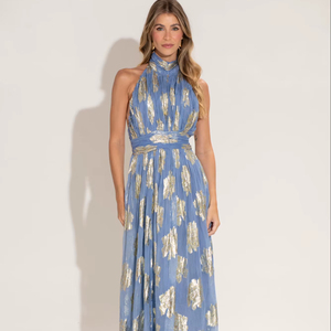 Otoño mujer Casual vestido largo personalizado tela de algodón de alta calidad básico suelto Primavera Verano sin mangas 100% algodón y lino mujeres - Product Image 1