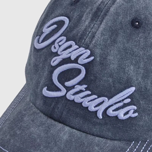 Gorra de Béisbol de 6 Paneles Personalizada de Alta Calidad con Diseño Nuevo DSGN Bordado, Cierre de Hebilla Metálica Ajustable para Hombre - Product Image 3