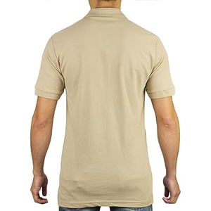 Chemise de golf personnalisée anti-rides 100% coton pour hommes avec logo brodé sur le devant, manches courtes, séchage rapide, design décontracté, haute qualité - Product Image 6