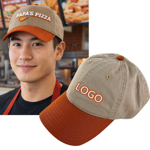 Gorra de Béisbol Ajustable de 6 Paneles, 100% Algodón, Transpirable, con Parte Superior Suave, para Chefs, Camareros, Personal de Restaurante y Bar - Product Image 1