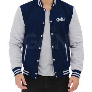 Chaqueta de moda Forward Letterman que sirve como una opción de chaqueta de invierno confiable y de moda para hombres - Product Image 1