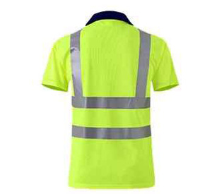 Séchage rapide haute visibilité résistant au feu chemise vêtements de travail réfléchissants sécurité haute visibilité vêtements de travail personnalisés polo réfléchissant - Product Image 2