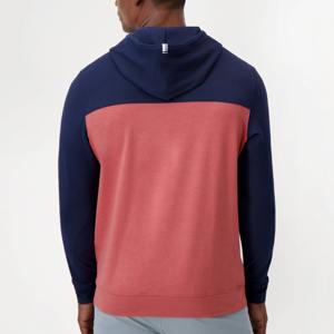 Usine directe 100% coton sweat à capuche respirant pour hommes confortable élégant avant Logo dernière conception solide motif col à capuche - Product Image 3