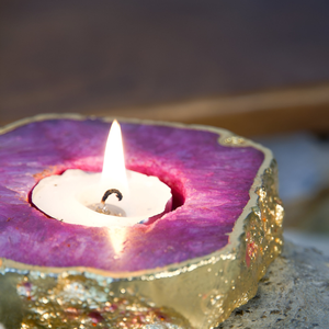 หรูหราสำหรับบ้านและงานแต่งงานเชิงเทียนหินอาเกตที่สวยงามสง่างามหินธรรมชาติสำหรับตกแต่งวันคริสต์มาสและวันวาเลนไทน์ - Product Image 6