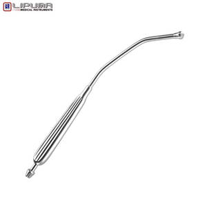 Tube d'aspiration Yankauer 11 pouces pointe amovible nettoyage facile Patient Instruments médicaux durables en acier inoxydable - Product Image 2
