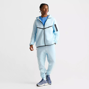 Customized Winter Hip Hop 100% Cotton Casual Loose Fit Oversized Comfortable <b>Men</b> Casual <b>Men's</b> Fleece <b>Trousers</b> - Product Image 2