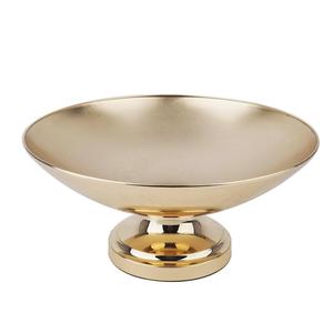 ชามอลูมิเนียมชุบทองทรงสูงสำหรับตกแต่งดอกไม้สำหรับห้องนั่งเล่น - Product Image 1