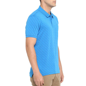 Custom manga corta Oem Plain Golf camiseta personalizada impresión Logo en blanco 100% poliéster hombres Polos - Product Image 4