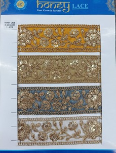 ลูกไม้ขอบสำหรับแฟชั่นระดับไฮเอนด์และชุดเจ้าสาวลวดลายที่ซับซ้อนรายละเอียดที่หรูหราสำหรับเสื้อผ้างานแต่งงาน - Product Image 5