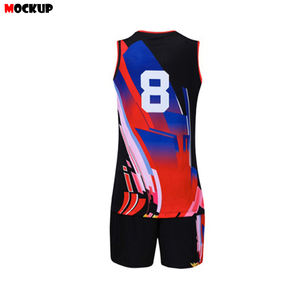 Conjunto de Uniforme de Voleibol Profesional para Hombre y Mujer, Unisex, Tejido Transpirable de Secado Rápido, Impresión de Logotipo Personalizado - Product Image 2