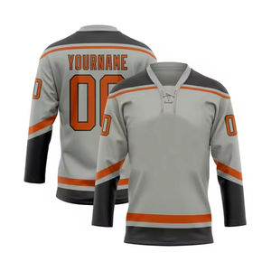 Fabriqué au Pakistan Maillot de hockey sur glace pour hommes Sportswear 100% Polyester Uniformes personnalisés avec service ODM OEM disponible à bas prix - Product Image 1