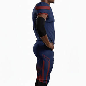 Nueva Llegada, Conjuntos Deportivos Personalizados al por Mayor, Impresión por Sublimación Digital, Logotipo Bordado Personalizado, Talla Grande Americana - Product Image 6