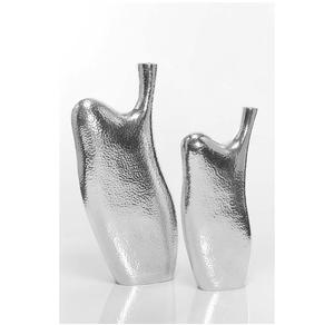 แจกันดอกไม้ทำจากโลหะสีผสมเข้ากันดีที่สุด,แจกันและแจกันดอกไม้ดีไซน์แฮนด์เมดสำหรับตกแต่งบ้านสีเขียว - Product Image 1