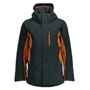 Veste coupe-vent de sport de plein air pour hommes imperméable à glissière multiple polyester chauffant coupe ample veste de randonnée formelle - Product Image 1