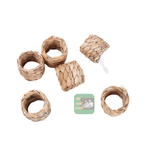 ห่วงใส่ผ้าเช็ดปากทำจากวัสดุหวายห่วงใส่ผ้าเช็ดปากทำจาก2025หวายทนทาน - Product Image 1