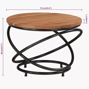 Table d'appoint en bois noir Design moderne élégant parfait pour le salon chambre ajoute une fonctionnalité de style et un rangement pratique - Product Image 2