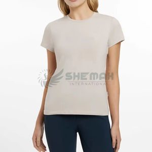 Camiseta ajustada para montar a caballo para mujer, Top elegante de competición ecuestre, ajustada, ligera, duradera, transpirable, de tela elástica - Product Image 1