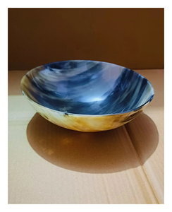 ชามใส่ขนมฮอร์นใส่อาหารคุณภาพสูงเครื่องใช้บนโต๊ะอาหารขนาดใหญ่เครื่องครัวทรงเขาควายชามช็อคโกแลต - Product Image 1