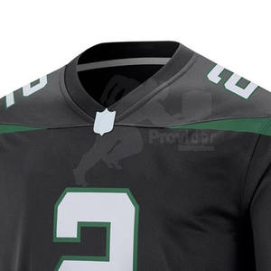 Jersey de fútbol americano personalizado de alta calidad, aparejos de manga corta, fábrica de sarga, venta al por mayor, uniforme de alta visibilidad - Product Image 3