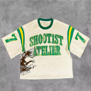 เสื้อเชิ้ตผ้าคอตตอนทรงแบ็กกี้สำหรับผู้ชายเสื้อยืดขนาดใหญ่ดีไซน์ใหม่ล่าสุดใส่สบาย - Product Image 1