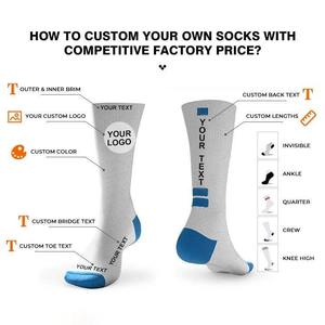 Calcetines de Invierno para Hombre, Diseño Personalizado, Transpirables, Cómodos, Antibacterianos, Color Sólido, Spandex/Poliéster/Algodón, Alta Calidad - Product Image 3