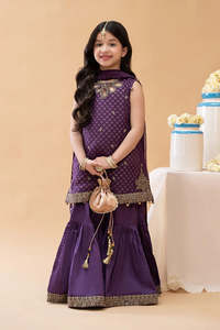Lehenga Choli Royal Pakistanais pour Filles, Tenue Formelle Brodée Fantaisie pour Mariage, Fêtes et Événements, Tissu Acrylique de Haute Qualité - Product Image 3