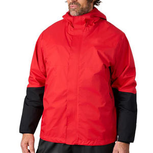 Veste coupe-vent imperméable de haute qualité unisexe pour l'hiver, col montant, sports de plein air, pêche, capuche, UPF 50, polyester/nylon - Product Image 3