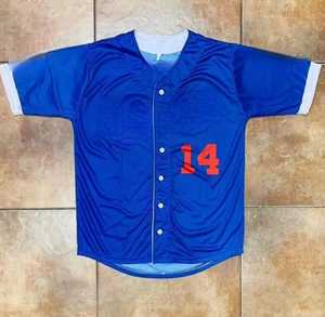 Uniforme de Béisbol Personalizable con Conjuntos Transpirables de Talla Grande con el Logotipo del Nombre del Equipo en la Parte Delantera - Product Image 1
