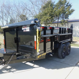 Thủy lực Dump Trailer 7x14 cảnh quan thiết bị 3ft bên - Product Image 1