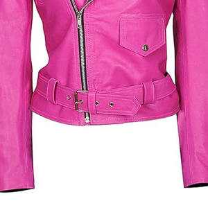 Chaqueta de cuero genuino de primera calidad con diseño elegante Costura duradera Ajuste cómodo. Para ropa informal o formal Talla XS - Product Image 5
