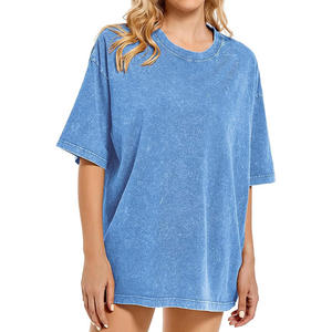 Camiseta ajustada de algodón con cuello en V para mujer, manga corta, transpirable, elástica, informal, suave, cómoda, de moda, de verano, de color sólido - Product Image 1