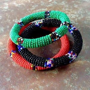 Unisex elegante clásico colorido con cuentas bordado hecho a mano corazón pulsera buena combinación moda Vibe - Product Image 6