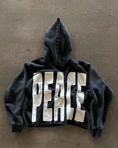 Sudaderas con capucha para hombre más vendidas Nuevo diseño Sudadera con capucha bordada angustia Uso de invierno Hecho Pakistán MOQ bajo al por mayor - Product Image 6